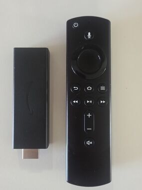 Amazon Black Media Streaming Stick with Voice Remote